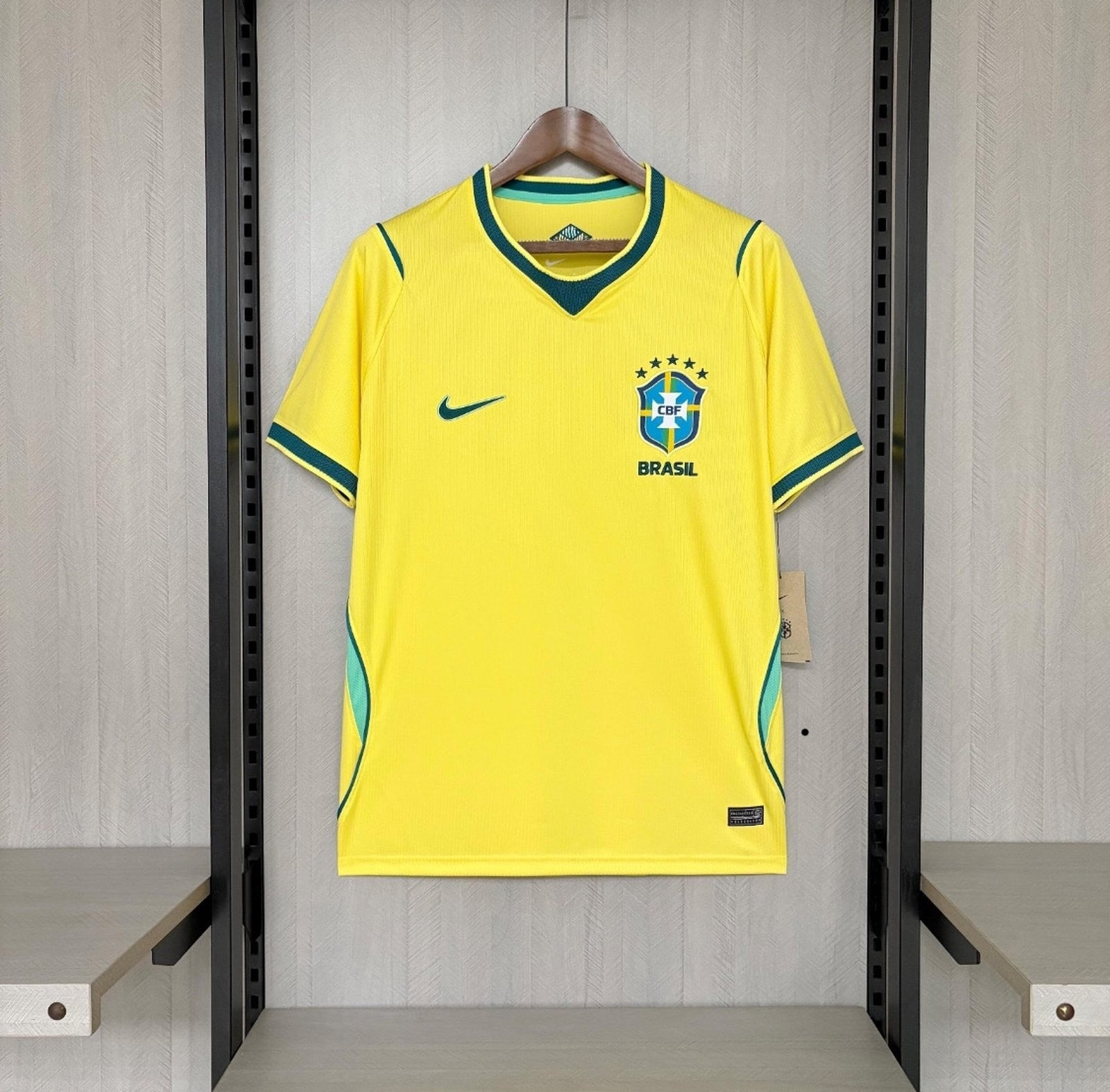 Camisa Brasil Amarela Masculina Mantello