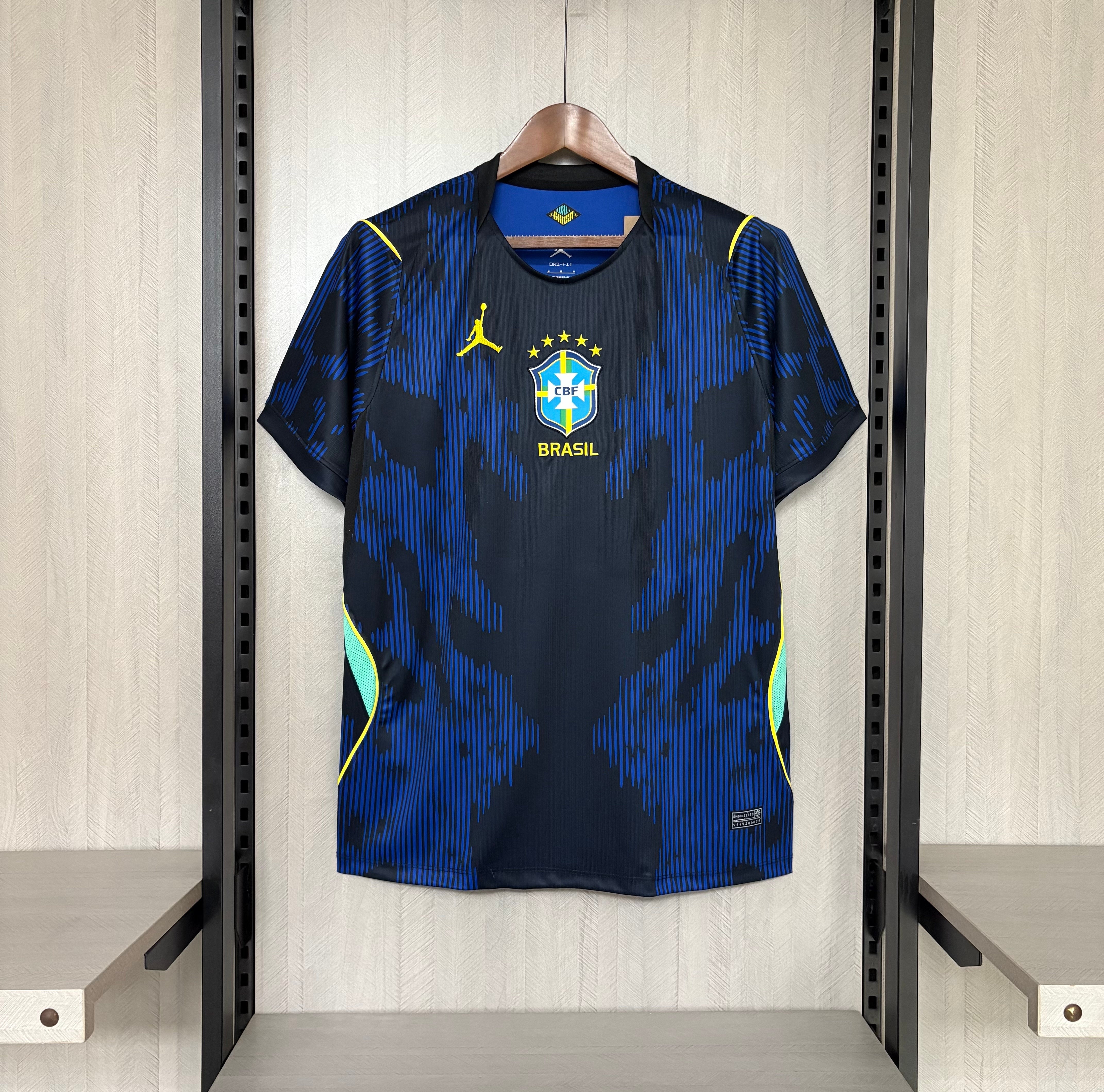 Camisa Brasil Azul Masculina Mantello