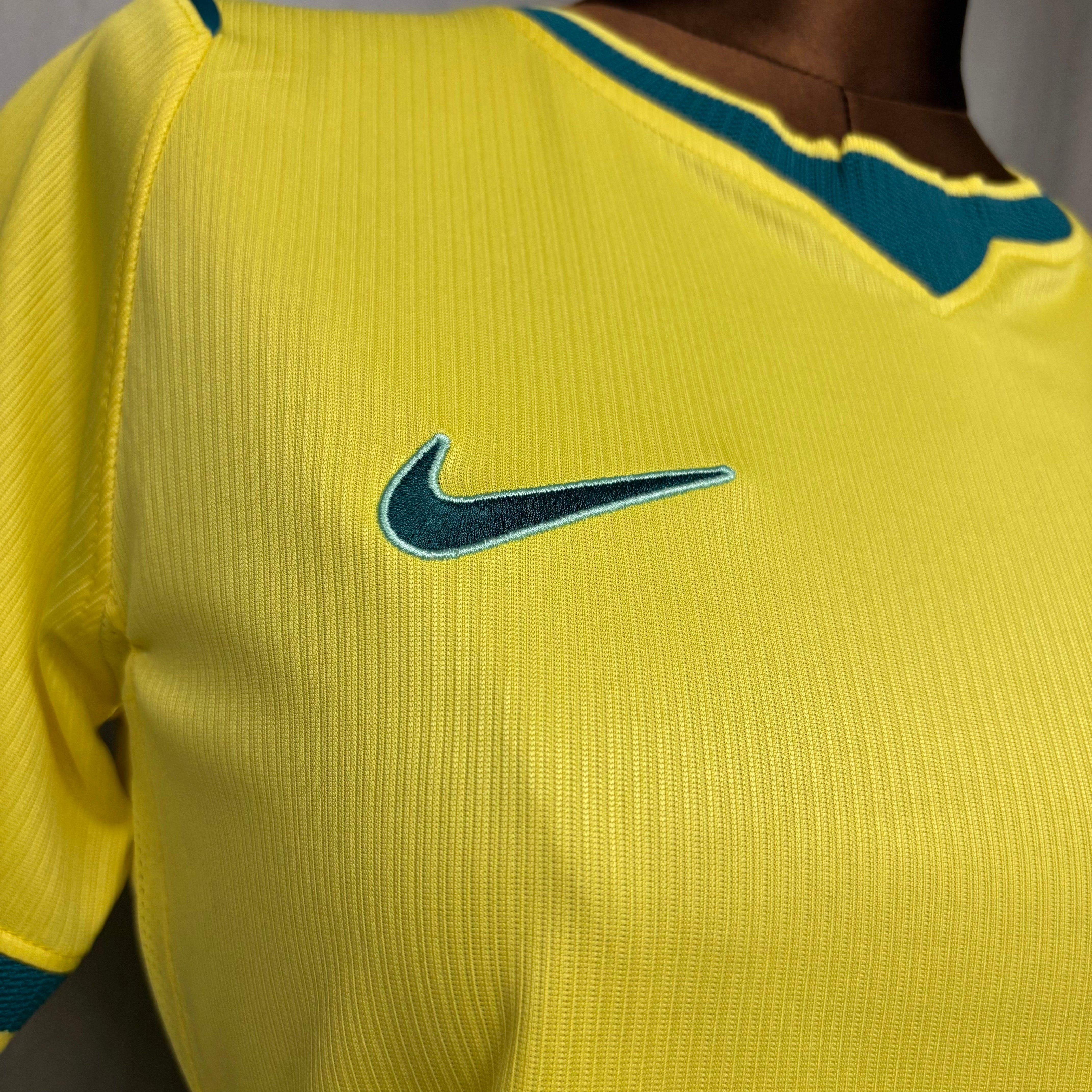 Camisa Brasil Amarela Feminina Mantello