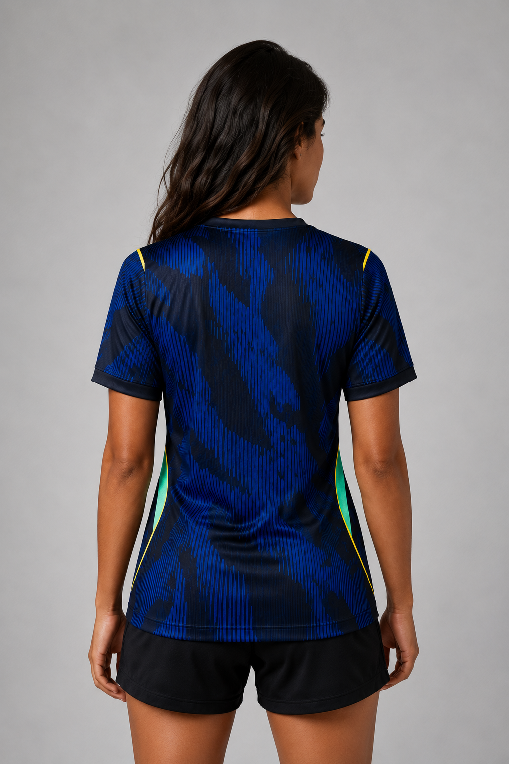 Camisa Brasil Azul Feminina Mantello