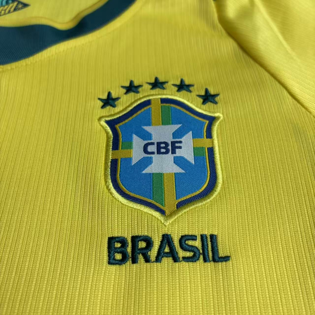 Kit Infantil Brasil Amarelo Mantello - Camisa + Short