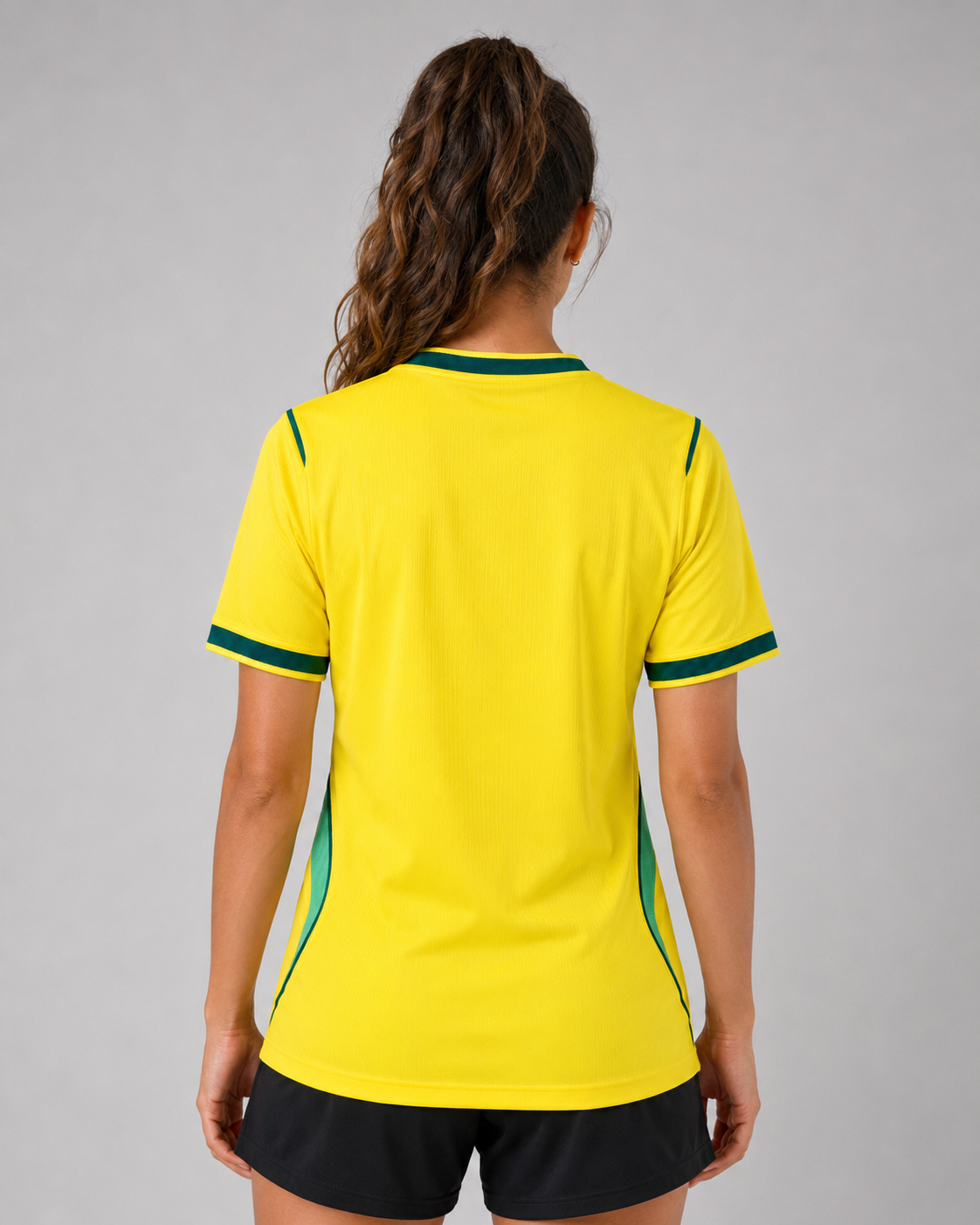 Camisa Brasil Amarela Feminina Mantello