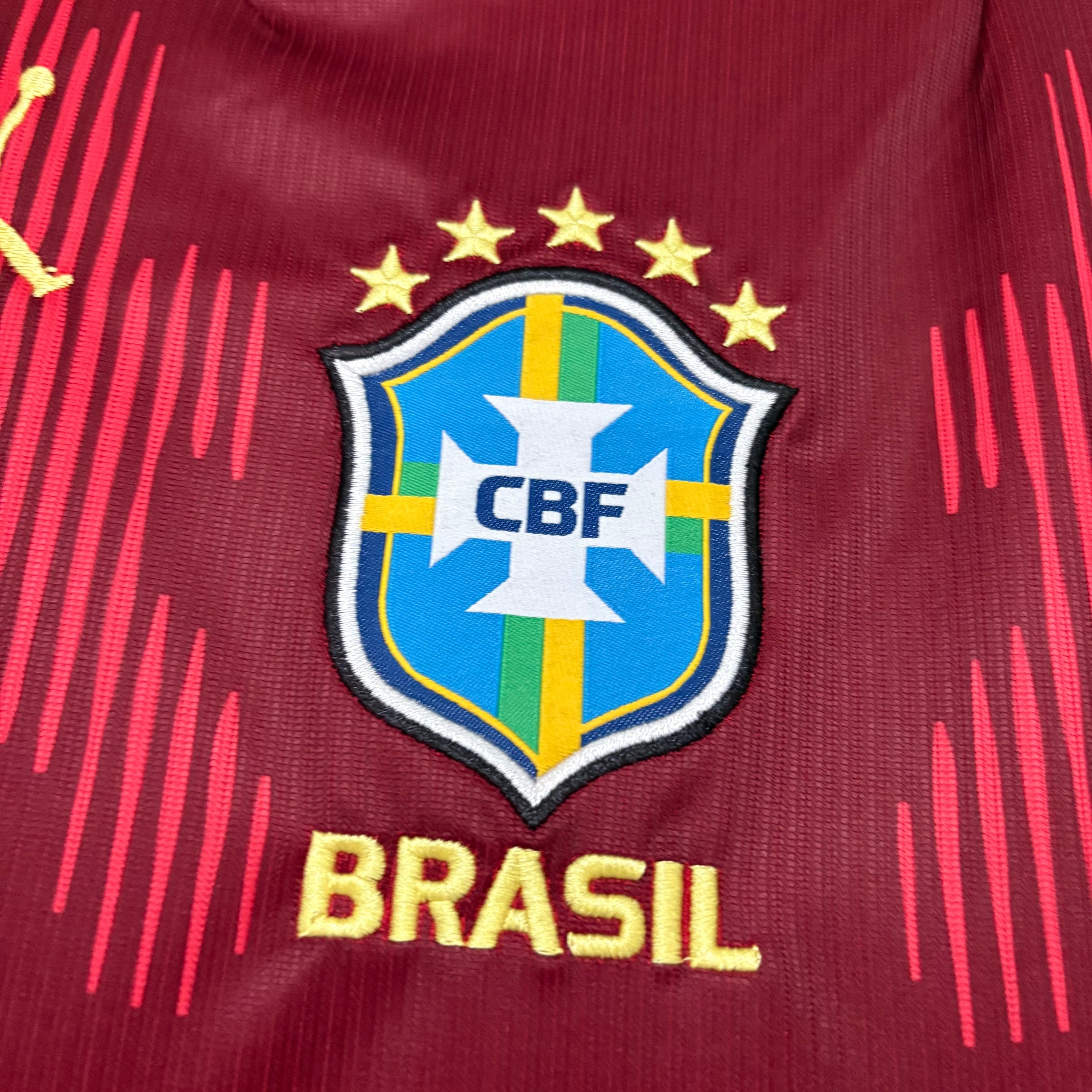 Camisa Brasil Vermelha Masculina Mantello
