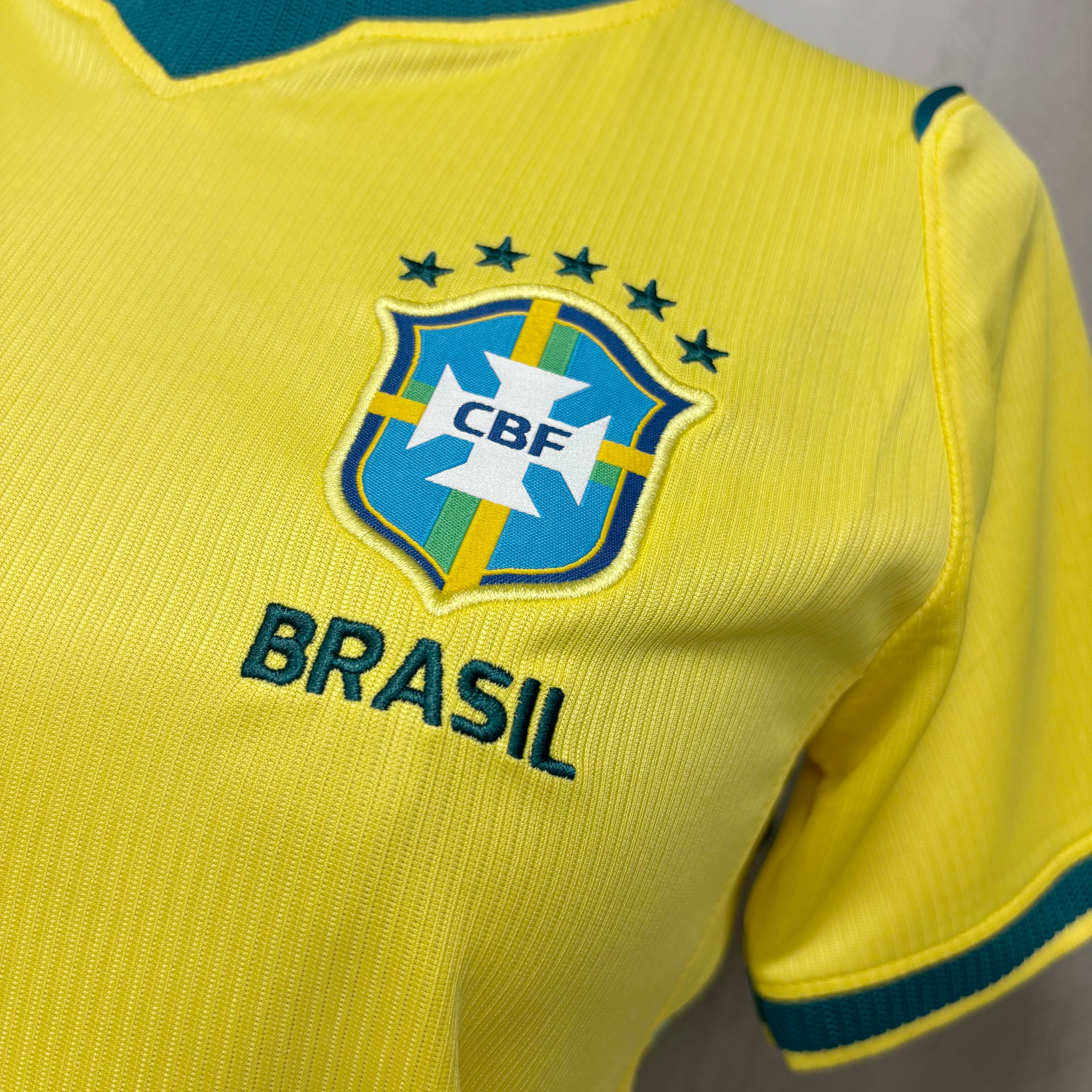 Camisa Brasil Amarela Feminina Mantello