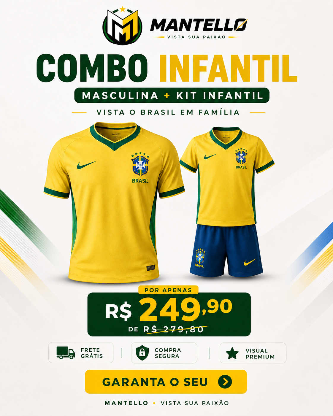Combo Adulto + Infantil Mantello